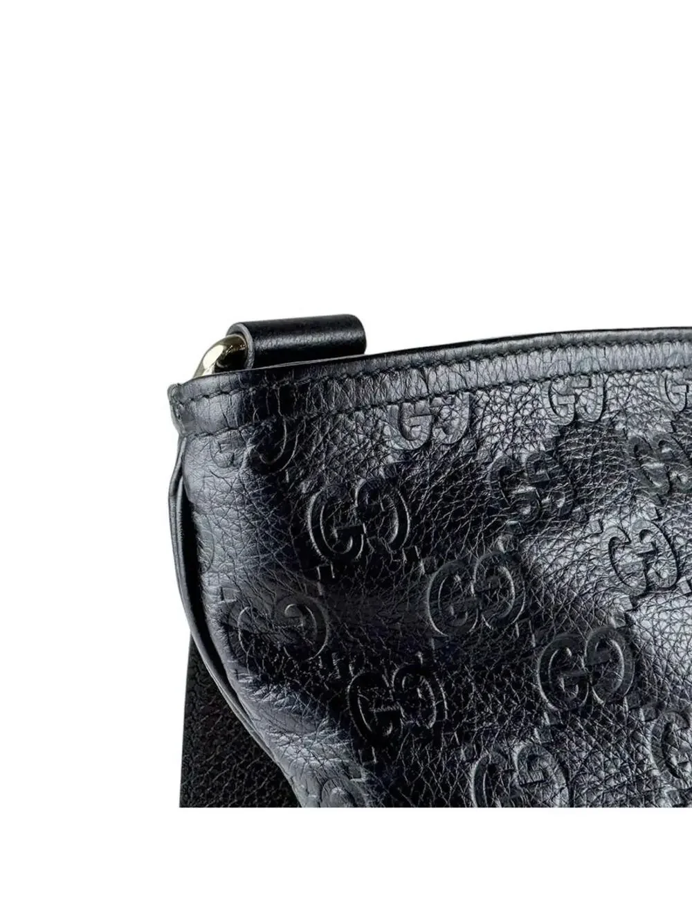 Auth Gucci Guccissima Shoulder Bag #308919G42B